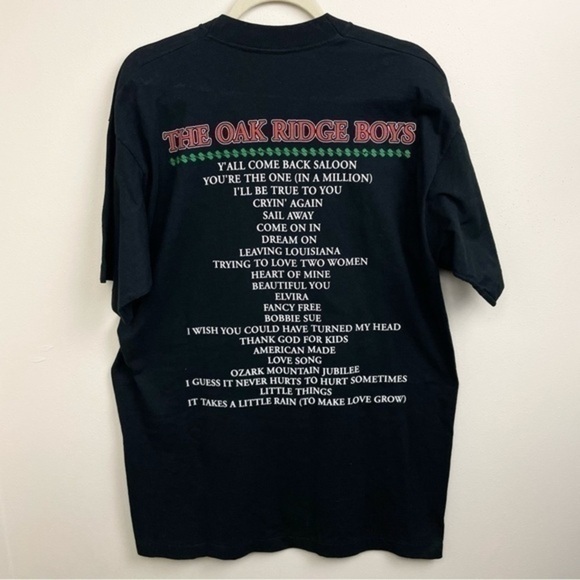 Vintage 1996 Oak Ridge Boys Tour Tee T-Shirt - Picture 3 of 6